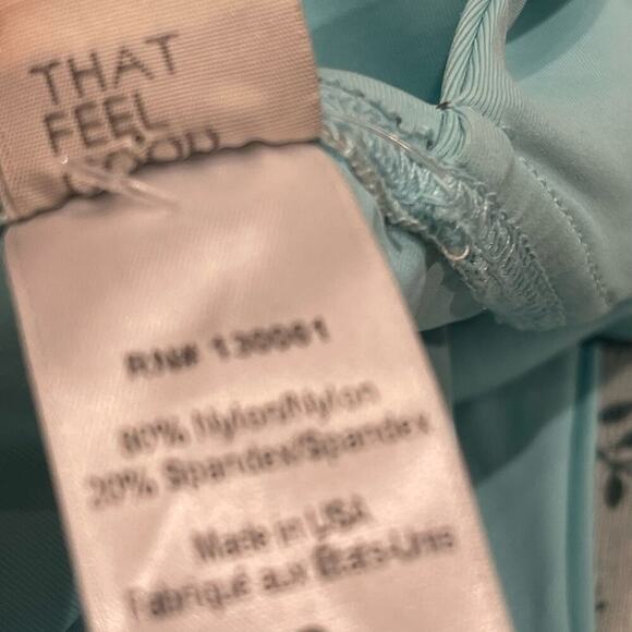 L*Space Isabelle One Piece Swimsuit in Pacifica Blue Women's Size 6 NWOT - Picture 9 of 11